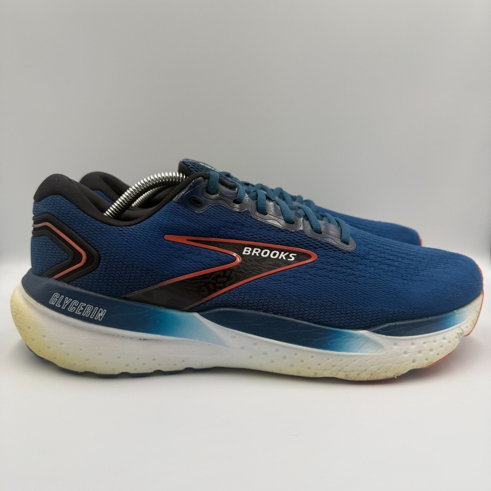 Brooks Glycerin 21 Men's Size 13 2E Wide Blue Running Shoes Sneakers 1104192E474